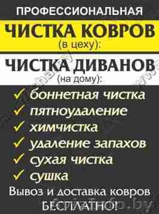 Чистка ковров,  мягкой мебели #1522622