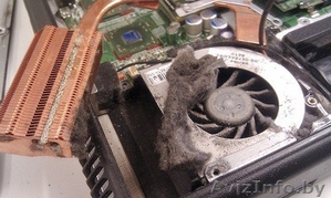 Чистка ноутбука компьютера от перегрева #1530302