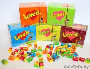 Оригинальная жвачка Love is/Лав из - подарок любимым #1530648