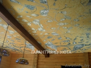 Тканевые натяжные потолки. Новоселам скидки #1532694