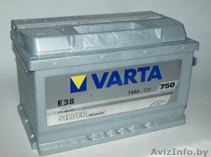 Аккумулятор с доставкой по Минску Varta e38 Silver #1535345