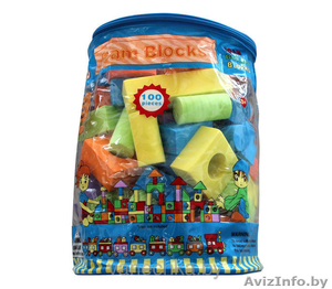 Мягкий плавающий конструктор 100 деталей #1535606