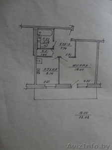 Однокомнатная квартира по пр-ту Победы #1535631