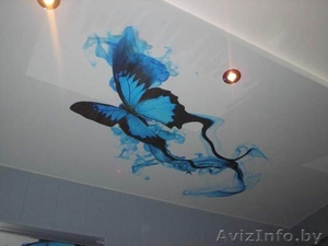 НАТЯЖНЫЕ ПОТОЛКИ   Большой выбор фактур,  цветов.  Многоуровневые конструкции,  ко #1537234