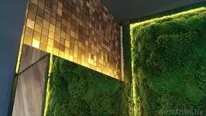 Мозаика из термодревесины Граба и Ясеня #1538959