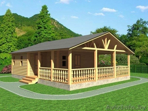 Сруб Бани из бруса доставка и установка Логойск и район недорого #1541291