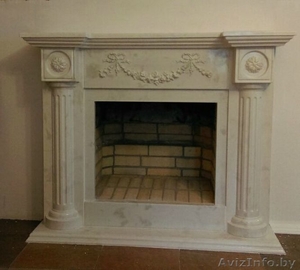 Каминный портал из искусственного мрамора #1545580