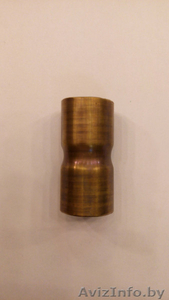 Муфта латунная  соединительная ø 16мм Petrucci,  Патина коричневая. #1546087