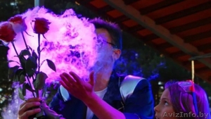 Поздравление с Вашим праздником. Ледяное шоу с жидким азотом #1541175