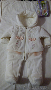 Продам Камбинизон,  сплошной,  утепленный,  молочного цвета #1539484