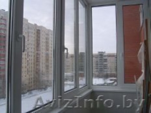 Остекление пластиковым профилем балконов и лоджий. #1548861