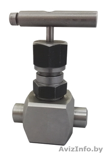 Клапан запорный игольчатый Ду15,  Ру 40МПа,   муфта-муфта(аналог 15с67бк). #1549164