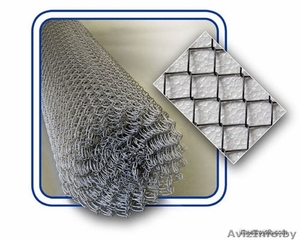 Сетка Рабица на забор оцинкованная 1, 8м высота #1551229