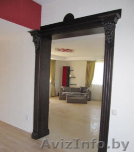 Отделка каминов,  дверные порталы из дерева #1559673