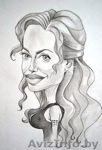 Шаржист Художник на свадьбу день рождения выпускной юбилей #1556713