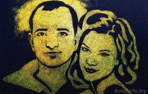 Шоу Портрет золотой пыли на ваш праздник #1557003