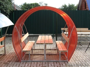 Беседки из поликарбоната: Астра,  Пион и деревянные. #1563371