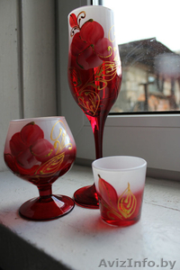 Набор подарочный Гусь Хрустальный. 18 предметов. Новый,  в коробке. #1565842