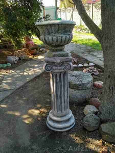 Ваза садовая бетонная #1563008