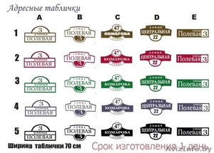 Адресные таблички на дом,  таблички злая собака #1576580