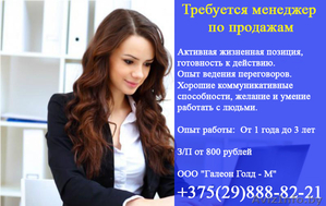 Менеджер по продажам. Минск #1578425