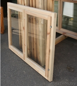 Бюджетные деревянные окна #1578196