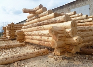  Сруб дачного домика в стиле 