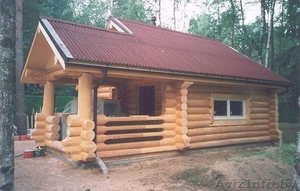 Сруб шесть на шесть с мансардой и выносом #1586601