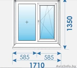 Окна Пвх распродажа дешево профиль Salamander-26 #1590791