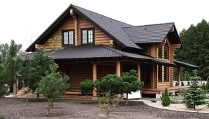 Изготовление домов и бань из оцилиндрованного бревна. #1589392