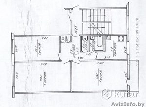 Квартира 3х комнатная в центре города #1591796