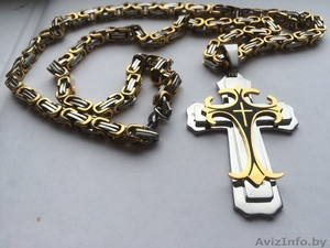 Steel Rage цепочка и крестик #1599656