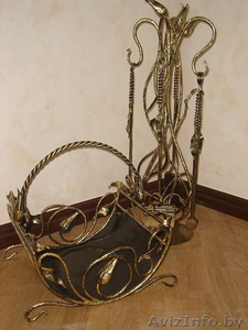 Кованые мангалы и аксессуары,  подсвечники,  цветочницы. #1599900