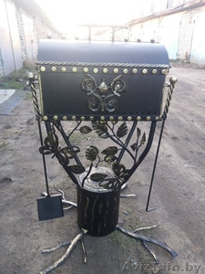 мангал покрашеный, отлично подходит для дизайна на даче #1599895