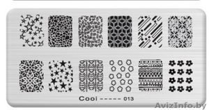 Трафареты для штампинга прямоугольные (12*6 см) #1600118