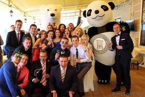 Шоу программа на выпускной,  огромные медведи. #1601723