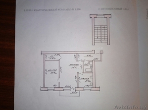 Двухкомнатная квартира в районе центра Гродно #1603936