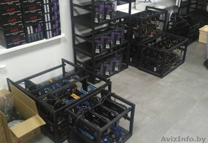 Сборка критпо майнинг ферм,  ригов  на GPU AMD и NVIDIA #1602141