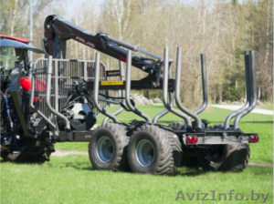 Лесовозный полуприцеп PALMS 10D и манипулятор 4.70 #1601261