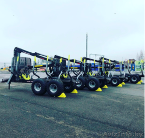 Лесовозный полуприцеп PALMS 10D с манипулятором PALMS 3, 52 #1601266