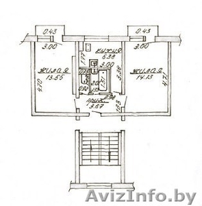 Двухкомнатная квартира на Днепровской #1605821