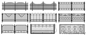 Заборы и перила металлические под заказ  #1605583