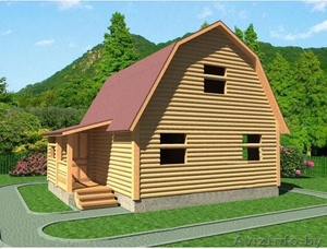 Сруб Дома Герман 7, 5х6 м из профилированного бруса недорого #1613101