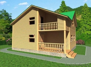 Сруб Дома Мирон 10, 5х8, 5 м из профилированного бруса #1613106