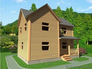 Сруб Дома Юлиан 8х8м из профилированного бруса #1613115