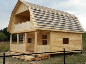 Дом Садовый для дач Марсель сруб 6х7м из бруса с установкой #1613243