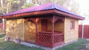 Баня сруб из бруса Марта 6 × 4 с установкой доставкой в Ивенец #1614266