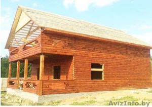 Дом-Баня из бруса готовые срубы с установкой-10 дней недорого Вилейка #1616346