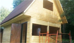 Дом-Баня из бруса срубы с установкой-10 дней Дятлово #1616394