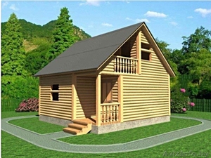 Баня из бруса Аксинья 6х7.5 Сруб установка-доставка Минск и район. #1617245